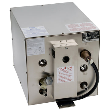 Whale Marine Seaward 6 Gallon Hot Water Heater, Stainless Steel, 120V, 1500W