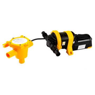 Whale Marine Grey IC Waste Pump, 24V, 4.5 GPM
