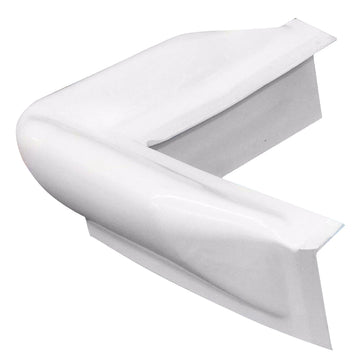 Dock Edge Dock Bumper Corner Dockguard, White – 10 Inch, Marine-Grade PVC