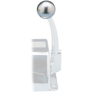 Rupp Marine Control Knob Silver, 3/8-24 Thread for Morse Controls