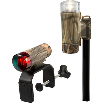Attwood Marine Clamp-On Portable LED Light Kit - RealTree Max-4 Camo