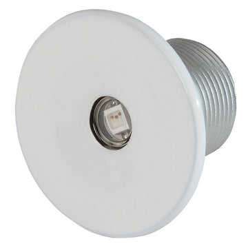 Lumitec Echo Flush Mount LED Courtesy Light, Red, White Housing
