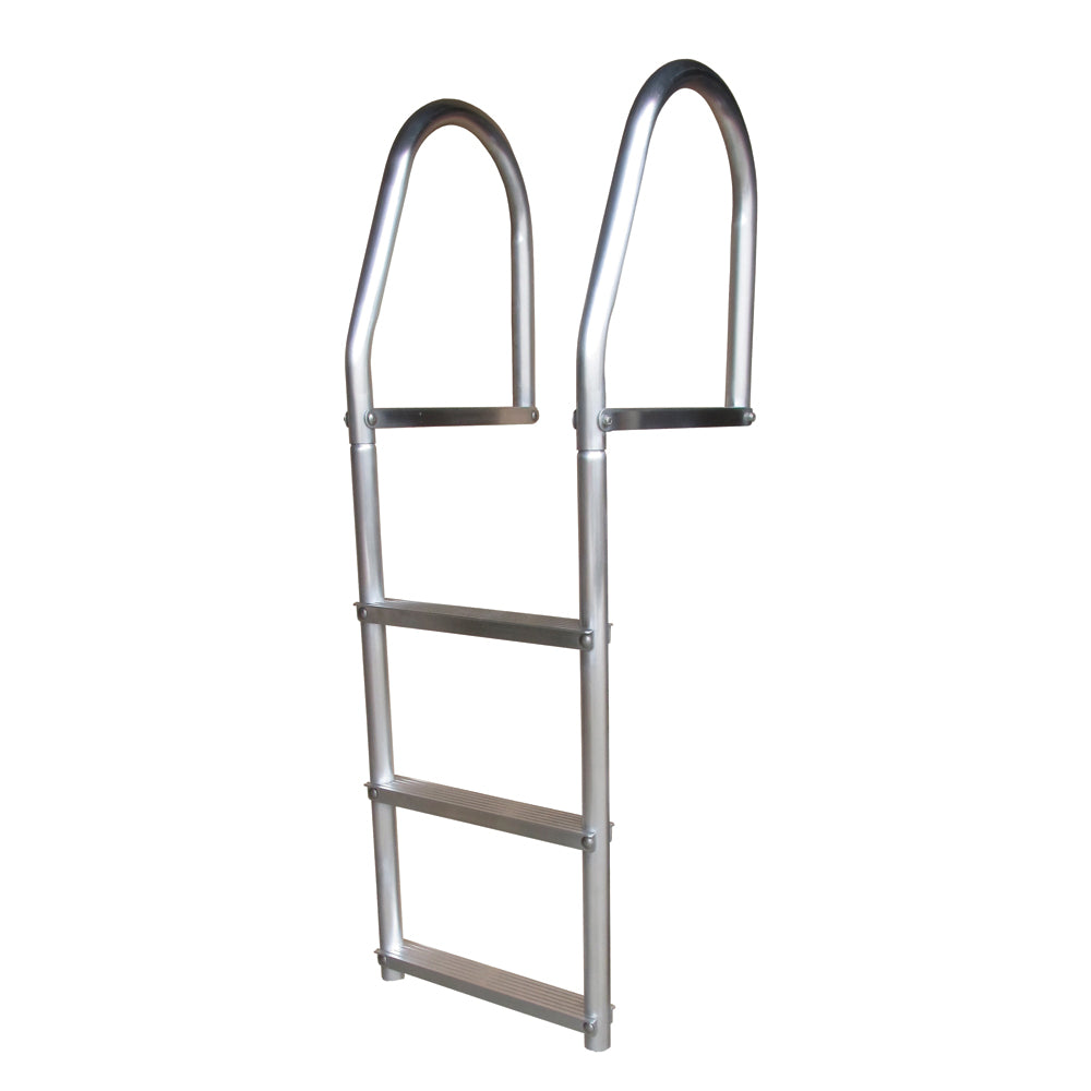 Dock Edge Fixed Eco Weld-Free Aluminum 3-Step Dock Ladder, 500 lb Capacity