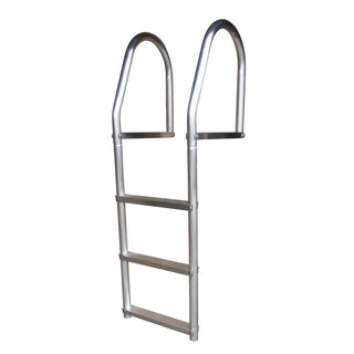 Dock Edge Fixed Eco Weld-Free Aluminum 3-Step Dock Ladder, 500 lb Capacity