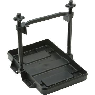 Attwood Marine HD Battery Tray, 24 Series, All-Plastic, Adjustable