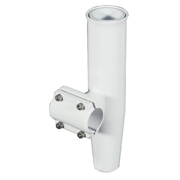 Lee's Tackle Clamp-On Rod Holder, White Aluminum - Fits 1.050" O.D. Pipe