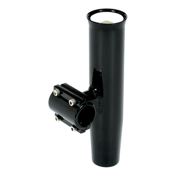 Lee's Tackle Clamp-On Horizontal Rod Holder, Black Aluminum, 1.315 in. Pipe