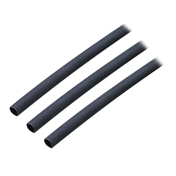 Ancor Adhesive Lined Heat Shrink Tubing, 3/16 in. x 3 in., 3-Pack, Black