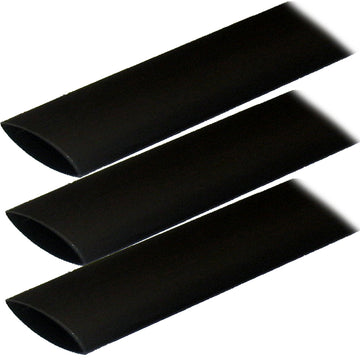 Ancor Adhesive Lined Heat Shrink Tubing, 1" x 12", 3-Pack