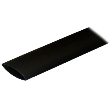 Ancor 307148 Adhesive Lined Heat Shrink Tubing, 1" x 48" Black, UL 224