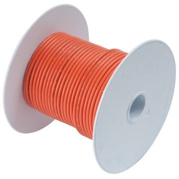 Ancor Marine Grade Tinned Copper Primary Wire, 16 AWG, Orange, 100'