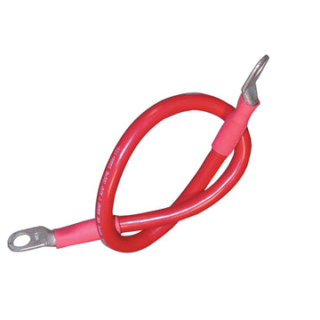 Ancor Marine Grade Battery Cable Assembly, 2 AWG, 18" Red – UL1426 Certified