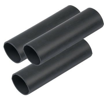 Ancor Heavy Wall Heat Shrink Tubing, 3/4" x 3" 3-Pack, Black – UL 224 Certified