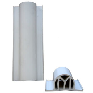 Monarch Marine Sou'Easter M-Fender, 6' White, UV-Stabilized Polyethylene