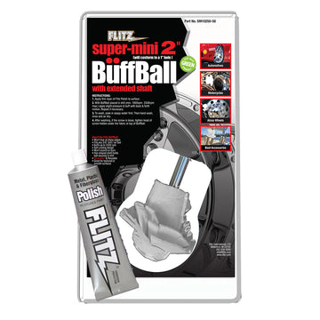 Flitz Super-Mini 2 in. Buff Ball Kit with 1.76 oz. Polish