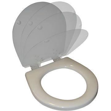 Raritan Slow Close Marine Toilet Seat and Cover - White