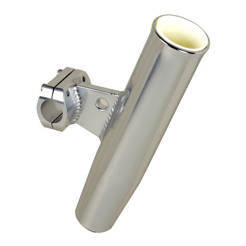 C.E. Smith Clamp-On Rod Holder, Horizontal, 1.05" OD Rail, 1-5/8" ID x 10" L