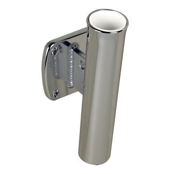 C.E. Smith Single Aluminum 5° Transom Mount Rod Holder, Marine-Grade