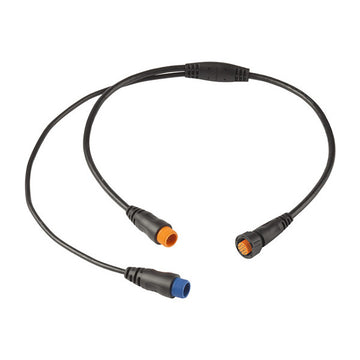 Garmin Y-Cable Transducer Adapter, 12-Pin & 8-Pin to 12-Pin Sounder