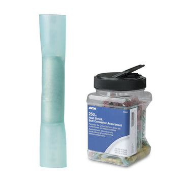 Ancor 16-14 AWG Marine Heat Shrink Butt Connectors, 250-Piece Jar