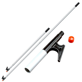 Davis Instruments 3-Section Boat Hook, 38" to 8', Lexan Hook, Floats