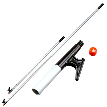 Davis Instruments 3-Section Boat Hook, 38" to 8', Lexan Hook, Floats