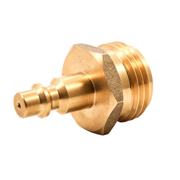 Camco RV Winterizing Blow Out Plug, Brass Quick-Connect