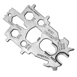 Davis Instruments 382 Snap Tool Multi-Key, 19-in-1 Stainless Steel Marine Tool
