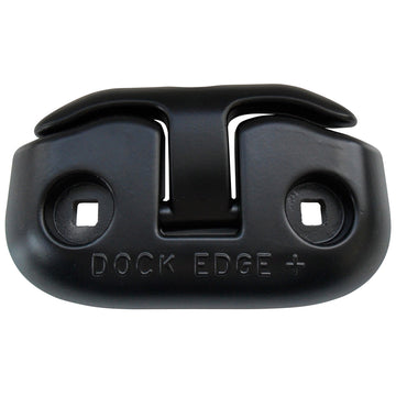 Dock Edge Flip-Up Dock Cleat, 6" Black - Marine-Grade Almag 35 Aluminum