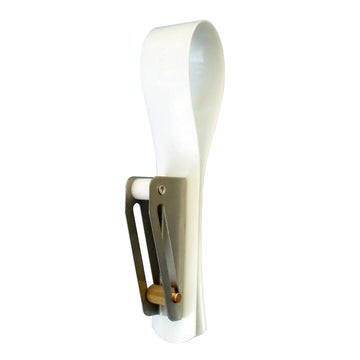 Dock Edge Fender Holder with Adjuster, White