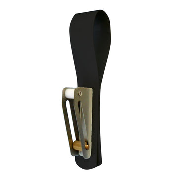 Dock Edge Fender Holder with Adjuster, Black – For up to 5/8" Line