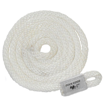 Dock Edge MFP Fender Line, 3/8" x 5' – White (2-Pack)