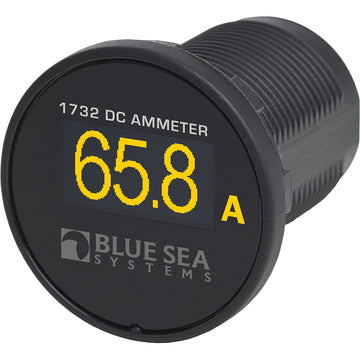 Blue Sea Systems Mini OLED DC Ammeter, -100A to 100A, 12/24V DC