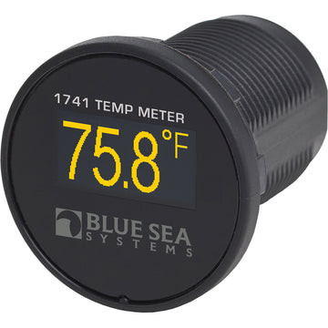 Blue Sea Systems Mini OLED Temperature Monitor, Waterproof 12/24V DC