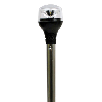 Attwood LightArmor Plug-In All-Around Light, 20" Pole with Base