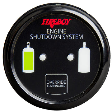 Fireboy-Xintex Deluxe Round Helm Display - Engine Shutdown System