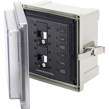 Blue Sea Systems 3117 SMS Panel Enclosure w/2 ELCI (30A), 120V AC