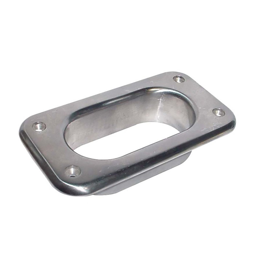 Whitecap 316 Stainless Steel Hawse Pipe, 4 in. x 2 in.
