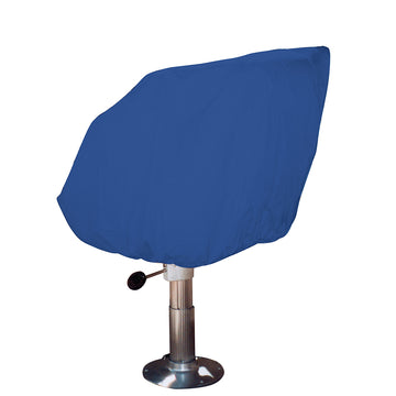 Taylor Made Helm/Bucket/Fixed Back Boat Seat Cover, Rip/Stop Polyester Navy Blue