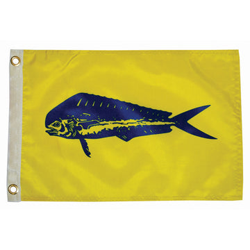 Taylor Made 12 in. x 18 in. Dolphin Fisherman's Catch Flag