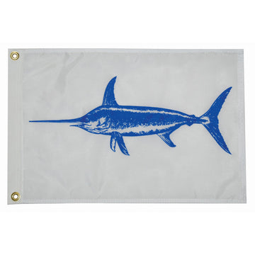 Taylor Made Fisherman's Catch Swordfish Flag, 12" x 18" Durable Nylon