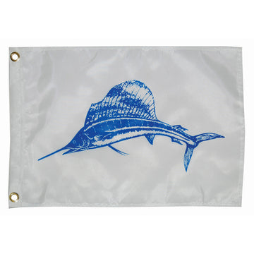 Taylor Made Sailfish Fisherman's Catch Flag, 12" x 18" Nylon