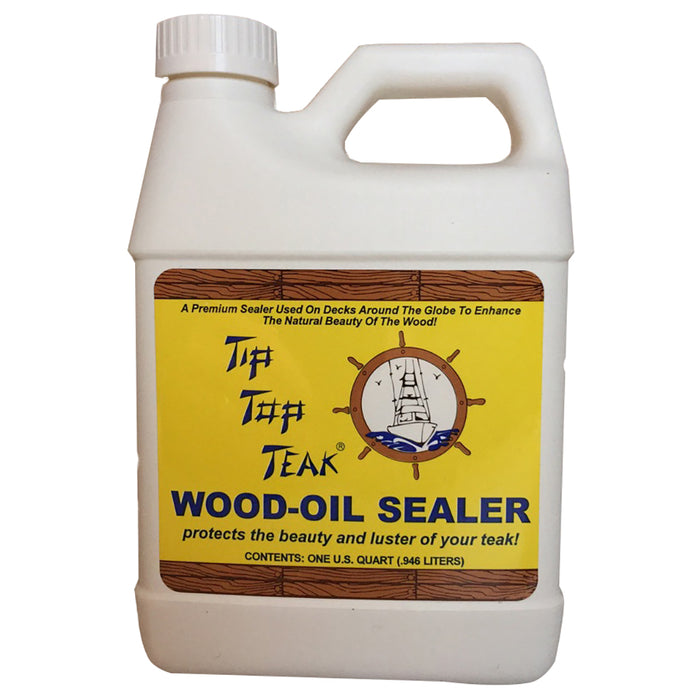 Tip Top Teak Wood Oil Sealer, 1 Quart (TS 1001)