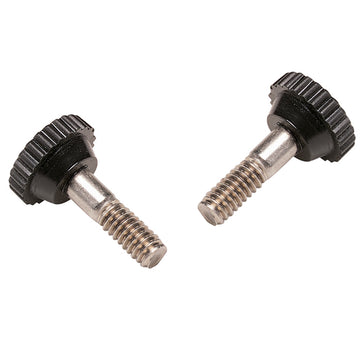 Taylor Made Bimini Hinge Thumb Screws, Black - 1/4"-20 x 1" (Pair)