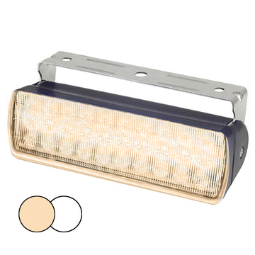 Hella Marine Sea Hawk XL Dual Color LED Floodlights - Warm White - White