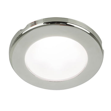 Hella Marine EuroLED 75 3" Round Down Light – White LED, 12V, Stainless