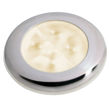 Hella Marine Slim Line LED Round Courtesy Lamp, Warm White, 12/24V, IP67
