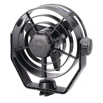 Hella Marine 2-Speed Turbo Fan, 24V, Black – Quiet German Motor