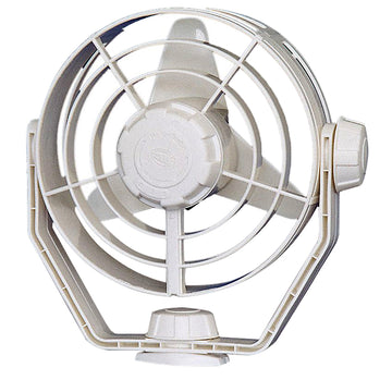 Hella Marine 2-Speed Turbo Fan, 12V, White – Quiet German Motor