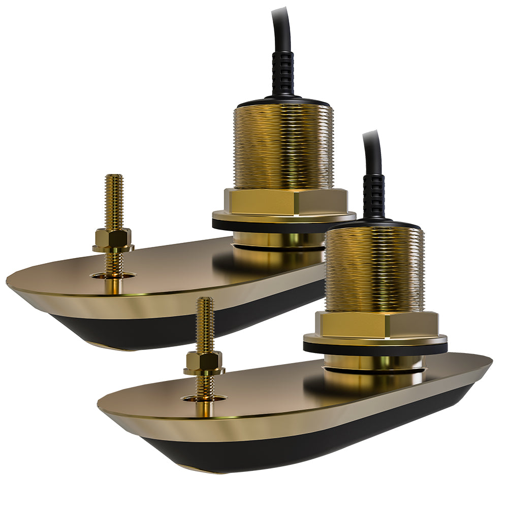 Raymarine RV-212 RealVision 3D Bronze Thru-Hull Transducer Pair, 1-12° Deadrise